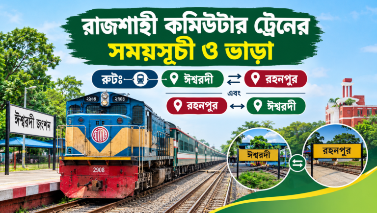 রাজশাহী কমিউটার ট্রেনের সময়সূচী ও ভাড়া